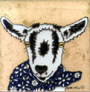 Pygmy Goat Tile - W109